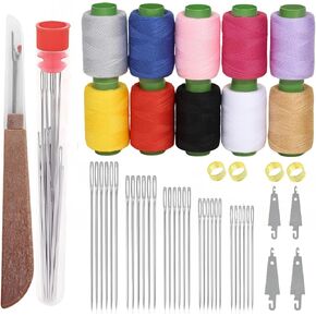 45PCS Steel needles for hand sewing, Stainless Steel Sewing Needles, Steel Needle Sewing Kit,sewing needles, Portable DIY Handcraft Set, Suitable for Beginners &Handicraft Enthusiasts& Daily Use in Saudi Arabia