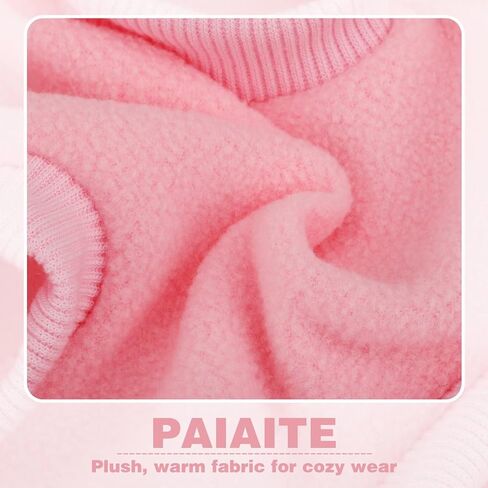 Paiaite Small Dog Hoodie Sweater Sleeveless with Pockets & Hat: Winter Pet Coat for Puppy Doggie Chihuahua, Small-Medium Dogs (Boy & Girl) - All Weather Wear Sweatshirt with Leash Hole Red M in Saudi Arabia