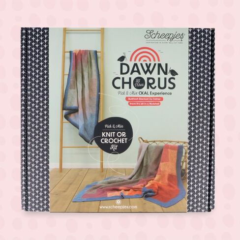 Scheepjes CKAL Bullfinch Blanket Kit - Complete Crochet and Knit Set in Saudi Arabia