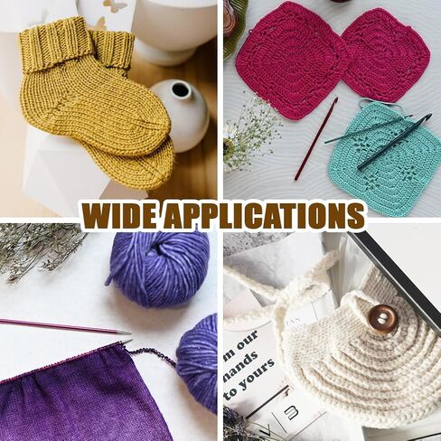 arricraft May Lily Spinning Control Tool, Decorative Yarn WPI Guide Gauge with Clasp Wood Yarn Wrap Guide Board with Diz for Spinners Yarn Measuring Tools Crochet Accessories in Saudi Arabia