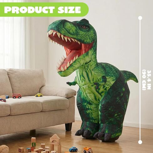 JOYIN Remote Control Inflatable Dinosaur Toy, 2.4GHz Toy with 360° Rotation& Walking, Forward & Backward, Rechargeable Electric Outside Toys for Kids Boys Age 6-12 Birthday Gifts in Saudi Arabia