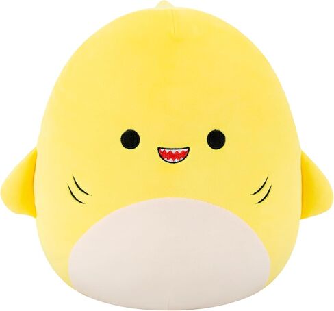 Squishmallow الأصلي 12 بوصة تشاندلر القرش الأصفر - لعبة Jazwares الرسمية القطيفة (متوسطة الحجم) in Kuwait