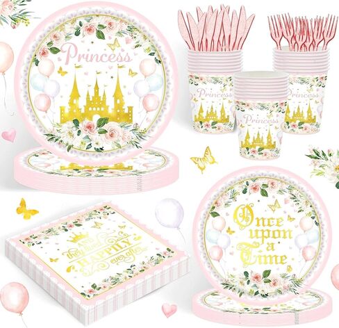 120PCS Space Party Supplies for Girls Baby Shower 1st 2nd Birthday Party Decorations Pink Moon Star Outer Space Planet Theme Plates Napkin Cups Forks Knives Tableware Set for 20 Guests in Saudi Arabia