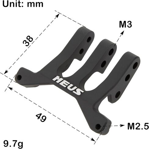 MEUS RACING Aluminum Rear Link Riser ONLY for MEUS 1/10 Capra 1.9 UTB Portal Axles in Saudi Arabia