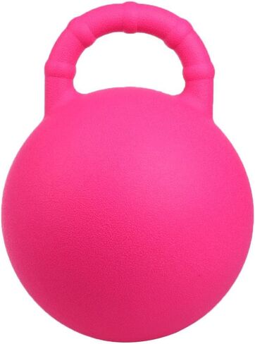 Game Ball Pet Horse Stable and Yard Toy, 28cm Pink in Saudi Arabia