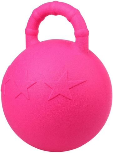 Game Ball Pet Horse Stable and Yard Toy, 28cm Pink in Saudi Arabia