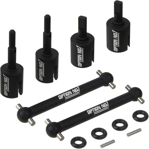 RC سيارة الألومنيوم الكلب العظام محرك مشترك رمح مجموعة ل طامية TT-02B الهيكل 1/10 4WD على الطرق الوعرة سيارة ترقية أجزاء in Saudi Arabia