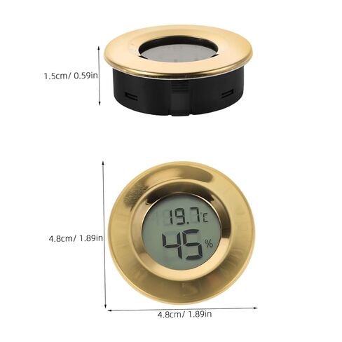 مقياس حرارة رقمي صغير للرطوبة للاستخدام الداخلي للزواحف، رطوبة غرفة LCD لخزائن النبيذ، الدفيئات الزراعية والغرف، تحكم دقيق في درجة الحرارة والرطوبة in Kuwait