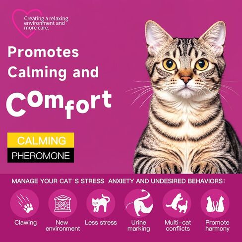 Cat Pheromones Calming Diffuser Premium Pheromone Diffuser for Cats - Cat Pheromones Diffuser - Cat Calming Diffuser - Cat Calming Pheromone Diffuser (Grey) in Saudi Arabia