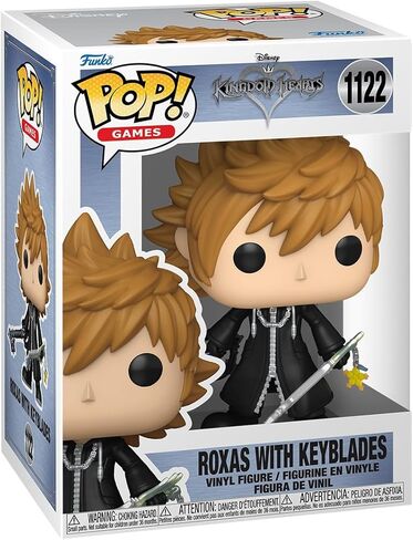 فانكو بوب! الألعاب: Kingdom Hearts - Roxas with Keyblades - مجسم من الفينيل قابل للتجميع - فكرة هدية - بضائع رسمية - ألعاب للأطفال والكبار - محبي الأفلام - مجسم نموذجي لهواة الجمع in Saudi Arabia