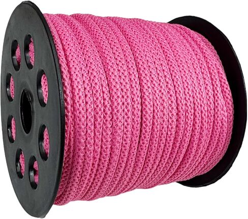 5/32 inch White Polyester Cord-4mm Braided Macrame Rope-99ft-Soft Low Elasticity Twisted String for Gift Wrapping, Drawstring Bags, Hats, Lanyards, Crochet, Hanging, Jewelry Making & DIY Crafts in Saudi Arabia