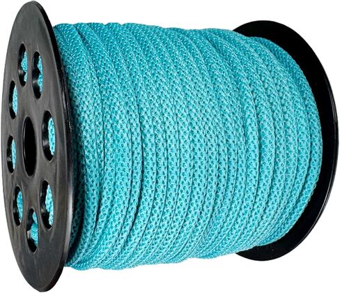 5/32 inch White Polyester Cord-4mm Braided Macrame Rope-99ft-Soft Low Elasticity Twisted String for Gift Wrapping, Drawstring Bags, Hats, Lanyards, Crochet, Hanging, Jewelry Making & DIY Crafts in Saudi Arabia