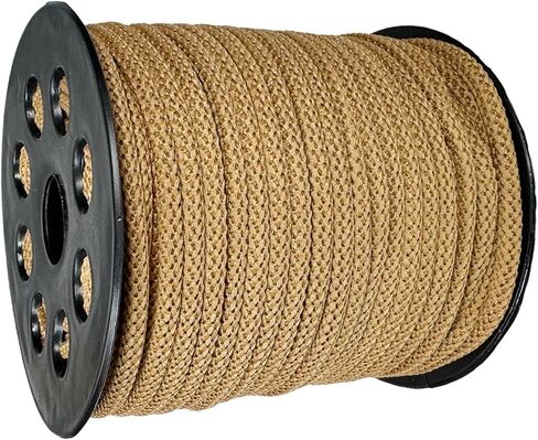 5/32 inch White Polyester Cord-4mm Braided Macrame Rope-99ft-Soft Low Elasticity Twisted String for Gift Wrapping, Drawstring Bags, Hats, Lanyards, Crochet, Hanging, Jewelry Making & DIY Crafts in Saudi Arabia