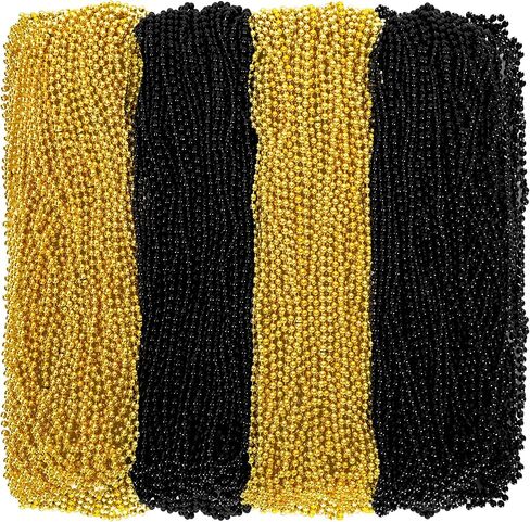 300PCS Mardi Gras Beads Bulk, Mardi Gras Beads Necklace, Parade Throw Accessories Set Decorations Party Supplies in Saudi Arabia