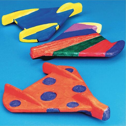 S&S Worldwide Zing Wing Gliders - Craft Foam Gliders (Pack of 50) - Size: 6" x 6-1/2" - Recyclable in Saudi Arabia