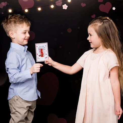 28 Pack Finger Lights Class Valentines Day Cards Gifts for Kids School Classroom Non Candy Bulk Valentines Day Treats Party Favors for Kids Boys Girls Valentines Exchange Gift Goodie Bags Stuffers in Saudi Arabia
