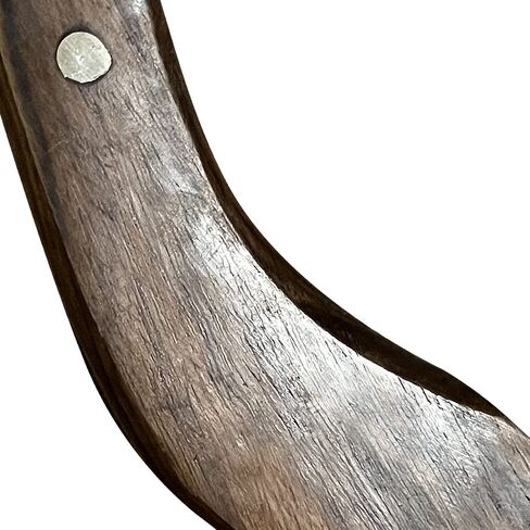 أداة Farrier - سكين حافر ياباني حاد بحافة مزدوجة من الفولاذ المقاوم للصدأ - مقبض خشبي ناعم مصنوع من مواد فاخرة لليد اليمنى in Kuwait