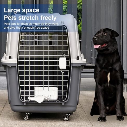 Dog Travel Crate Pet Carrier Airline-Friendly Portable Dog Cage Big Dogs Crates for Small and Large Pets Air Box in Saudi Arabia