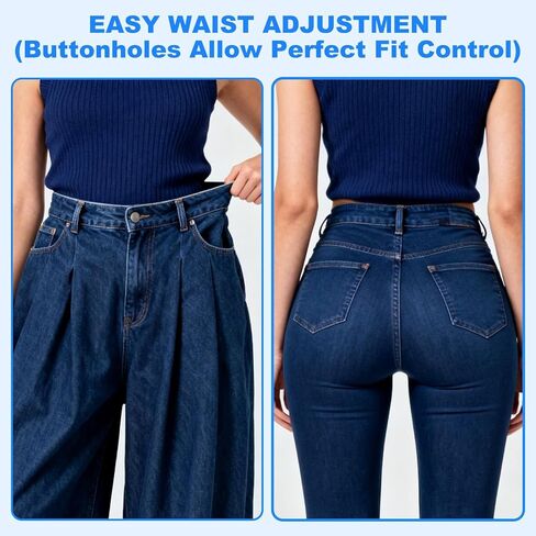 2PACK 3.2 ياردة مرنة للخياطة مع 40 قطعة من الأزرار، مرنة مع فتحات أزرار لخياطة حزام الخصر وحزام مطاطي مع فتحات أزرار وأربطة محبوكة عالية المرونة (أسود، أبيض) in Saudi Arabia