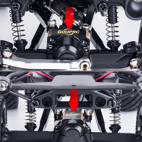 مفاصل التوجيه النحاسية للمحاور الأمامية والخلفية أوزان مختلفة لترقيات الزاحف SCX30 AXIAL 1/30 RC in Kuwait