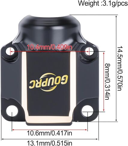 مفاصل التوجيه النحاسية للمحاور الأمامية والخلفية أوزان مختلفة لترقيات الزاحف SCX30 AXIAL 1/30 RC in Kuwait