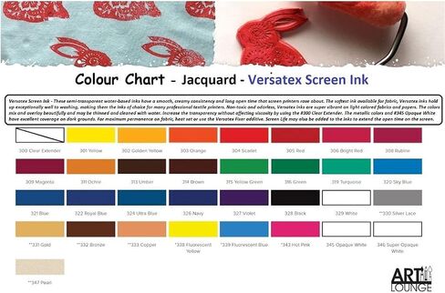 Jacquard Versatex Screen Printing Inks, Opaque White in Saudi Arabia