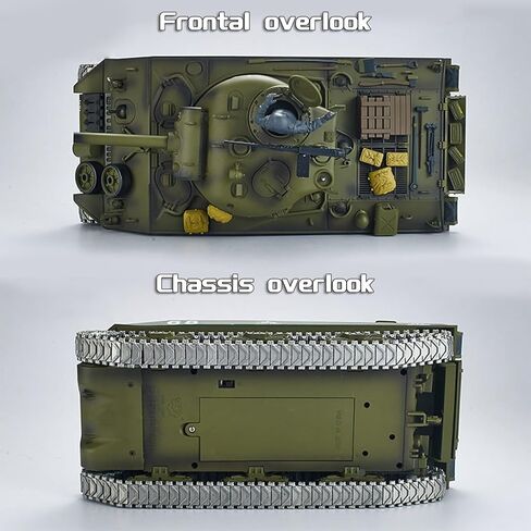 Henglong 1:16 US M4A3 Sherman RC دبابة قتال رئيسية، 2.4 جيجا هرتز للتحكم عن بعد خزان معدني للبالغين لعبة نموذجية (نسخة احترافية) in Saudi Arabia