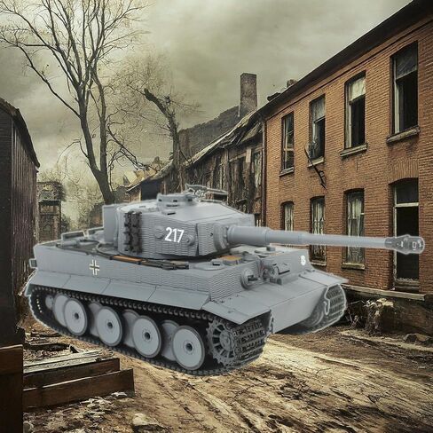 POCO DIVO German Tiger I دبابة ثقيلة، 1/24 الأشعة تحت الحمراء القتالية Panzer RTR 2.4 جيجا هرتز RC مركبة مدرعة، Taigen 3841-11-M الإصدار الأوسط القياسي بدون طلاء، نموذج عسكري للارتداد الصوتي للحرب العالمية الثانية، رمادي in Kuwait