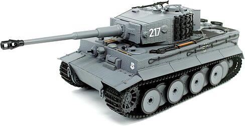 POCO DIVO German Tiger I دبابة ثقيلة، 1/24 الأشعة تحت الحمراء القتالية Panzer RTR 2.4 جيجا هرتز RC مركبة مدرعة، Taigen 3841-11-M الإصدار الأوسط القياسي بدون طلاء، نموذج عسكري للارتداد الصوتي للحرب العالمية الثانية، رمادي in Kuwait