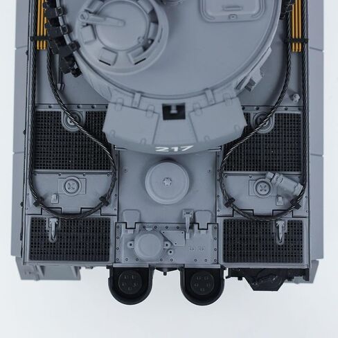 POCO DIVO German Tiger I دبابة ثقيلة، 1/24 الأشعة تحت الحمراء القتالية Panzer RTR 2.4 جيجا هرتز RC مركبة مدرعة، Taigen 3841-11-M الإصدار الأوسط القياسي بدون طلاء، نموذج عسكري للارتداد الصوتي للحرب العالمية الثانية، رمادي in Kuwait