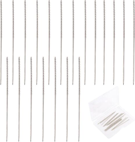 20pcs Large Snag Repair Tool, 2.4 inch/6.1cm Sweater Snag Nab Needlepoint Repair Accessories for Knitted Fabric Clothing and Woven Garments (0.8mm/0.03 Inch Thickness) in Kuwait