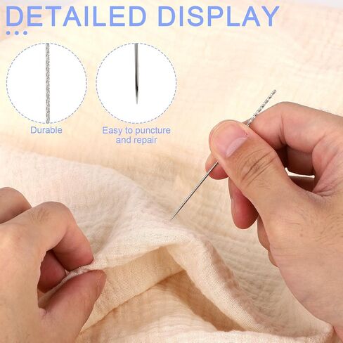 20pcs Large Snag Repair Tool, 2.4 inch/6.1cm Sweater Snag Nab Needlepoint Repair Accessories for Knitted Fabric Clothing and Woven Garments (0.8mm/0.03 Inch Thickness) in Kuwait