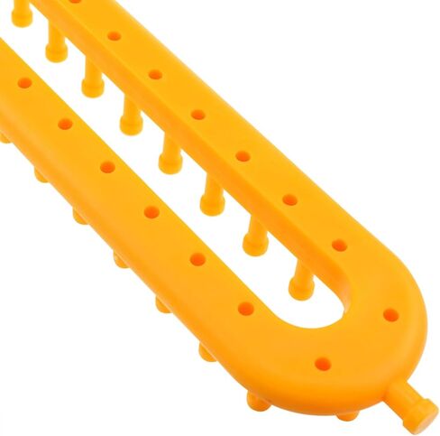 AYLIFU Rectangular Weaving Machine Hook-Knit Set Weaving Hook with Crochet Yellow 36cm/14.17inch for DIY Scarf Shawl and Blanket handicrafts 1 Set in Saudi Arabia