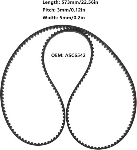 SING F LTD 2pcs RC Car Drive Belt ASC6542 متوافق مع Team Associated RC10 4WD in Saudi Arabia