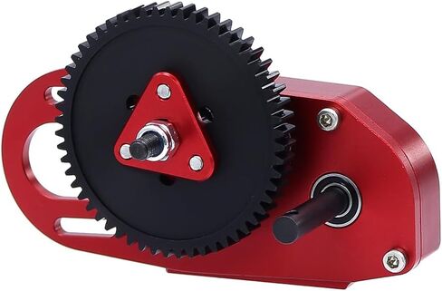 Overdrive Gearbox Case for LCG 1/10 SCX10 III II 90046 Capra TRX4 Crawler Car with Transmission Gear (Red) in Saudi Arabia