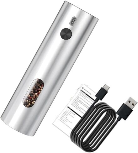 Rechargeable Cordless Electric Pepper and Salt Grinder Adjustable Coarseness Setting Cordless Kitchen Tool For Spices in Saudi Arabia