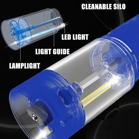 Rechargeable Cordless Electric Pepper and Salt Grinder Adjustable Coarseness Setting Cordless Kitchen Tool For Spices in Saudi Arabia