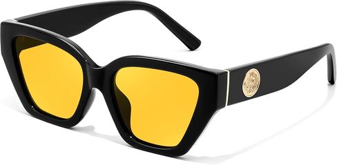 FEISEDY Women's Polarized Cat Eye Sunglasses - UV400 Protection, Trendy Design for Driving & Daily Wear B0299 in Saudi Arabia