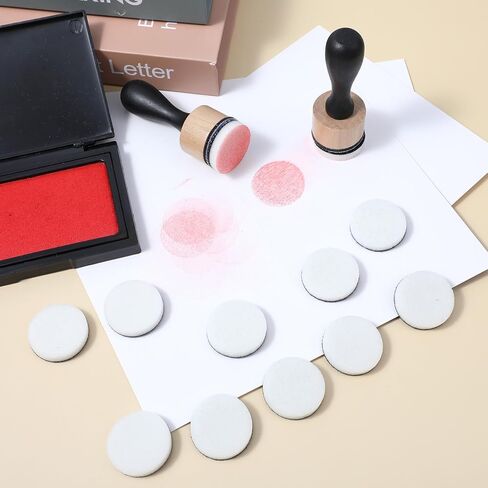 Oruola 46pcs Ink Blending Tool, 2 Ink Blending Brushes & 44 Replacement Refill Sponge Domed Foam Pads Art Supplies for Scrapbooking Painting Drawing Art Supplies Distressing Blending in Saudi Arabia