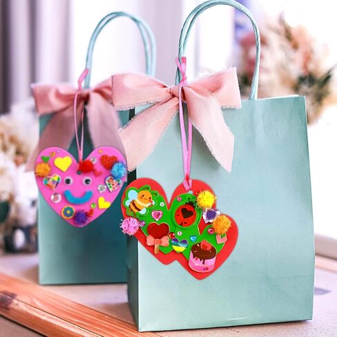 سيبا شجرة عيد الحب الحرف اليدوية للأطفال DIY القلب رغوة عيد الحب سعيد الحلي الزينة الفصول الدراسية النشاط ذاتية اللصق ملصقات القلب مجموعات الحرفية in Kuwait