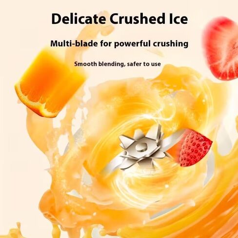 خلاط محمول، خلاط شخصي بقوة 200 واط للمخفوقات والعصائر للمطبخ، كوب عصارة للسفر خالٍ من مادة BPA سعة 17 أونصة وغطاء مع 6 شفرات، عصارة محمولة ذاتية التنظيف للمطبخ/السفر/صالة الألعاب الرياضية، أسود in Kuwait