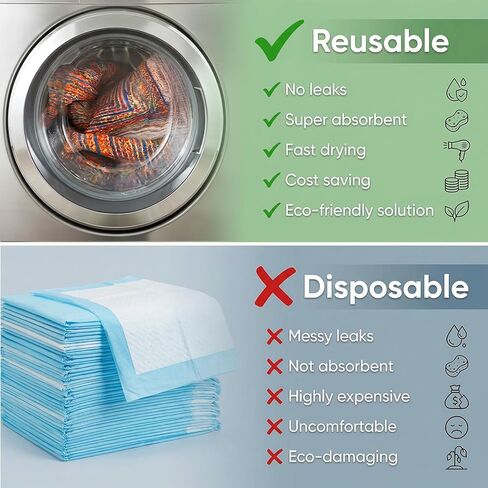 Dog Pee Pads Training Pads Upgrade Triple Thickness All-Purpose Super Absorbent & Leak-Proof, Quick Dry and Leak-Proof and Odor Control (Sisal Bohemian Print, 18" x24" x2PCS) in Saudi Arabia