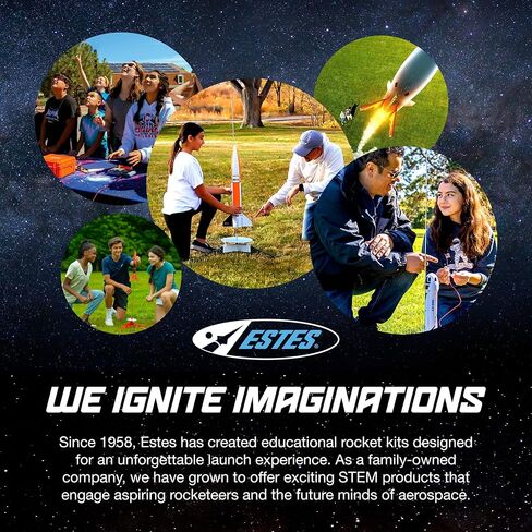 Estes 9731 Pro Series II Jayhawk Model Rocket Kit، طقم نموذج صاروخ طائر طبق الأصل للأعمار من 18 عامًا فما فوق in Kuwait