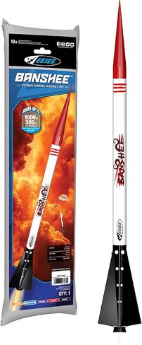 Estes 1303 Banshee Model Rocket Kit, Intermediate Flying-Rocket-Model Kit for Ages 10+ in Saudi Arabia