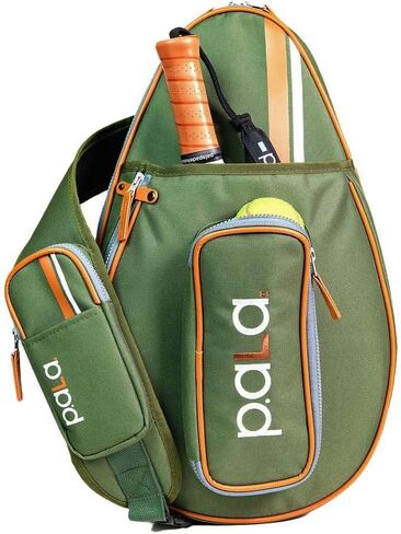 P.ala Green Pickleball Bag for Men and Women - Tennis Padel Sling Bag Backpack - Also for Padel, Racquet ball, Squash & Tennis with fence hook in Saudi Arabia