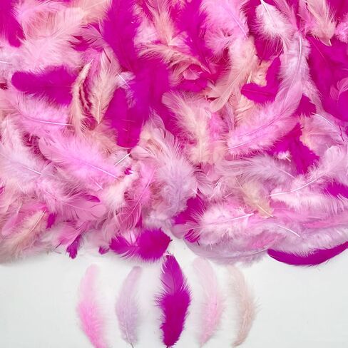 500PCS Small Craft Feathers Mardi Gras Assorted Colors 3-5Inch Purple Green Yellow Gold Rooster Feathers for Birthday Party Decoration Balloons Ornaments Dream Catchers Kindergarten Crafting in Saudi Arabia