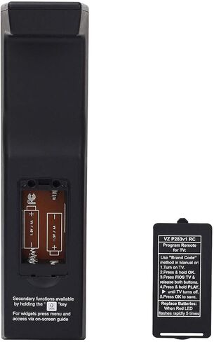 CHUNGHOP 1PCS Replacement Remote Control Compatible with Verizon FiOS 2-Device, Version 2/3/4/5 RC2655007/01, Work with All FiOS Systems and Set Top Boxes Replacement Controller in Kuwait