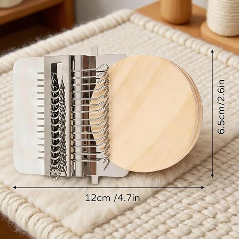 مجموعة Knit Patch Lo-om، مجموعة صغيرة محمولة من Patch Darning Lo-oms 2.0، مجموعة أدوات النسيج المرقعة لإصلاح الخياطة بسرعة، والخياطة، ومجموعة الحياكة للمبتدئين (المجموعة أ) in Kuwait