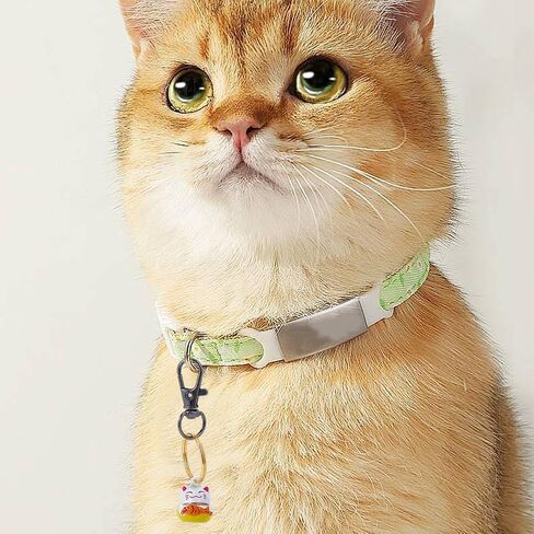 16Pcs DIY Keychain Making Kits Lucky Cat Collar Bells Loud Jingle Dog Bells Fortune Cat Charm Pendants with Swivel Clasps Split Key Rings for Puppy Kitten Collar Purse Keys Bag Jewelry in Kuwait