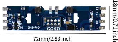 ، قطارات HO، أجزاء القطار الكهربائي الاحترافية، لوحة PCB مطورة لهوايات الألعاب بمقياس 1:87 HO in Kuwait